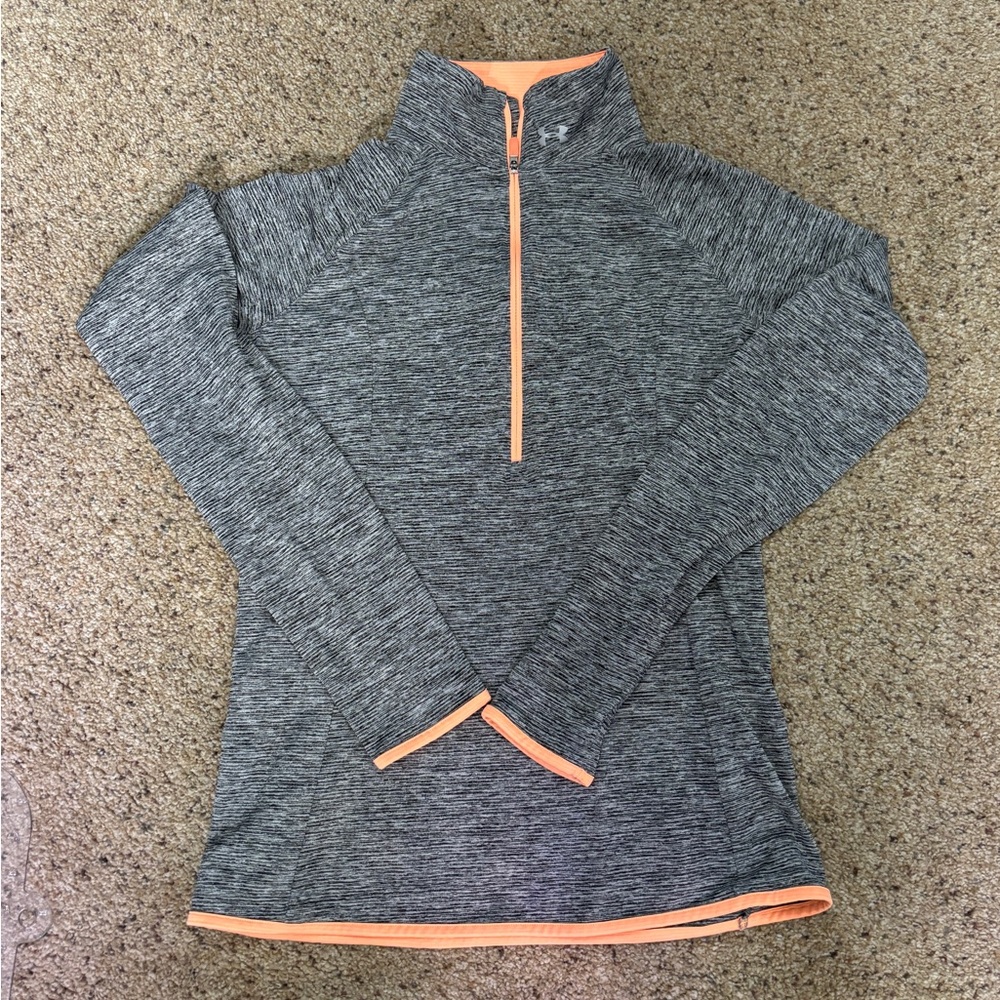Under Armour Gray and Orange Women's Sweatshirt